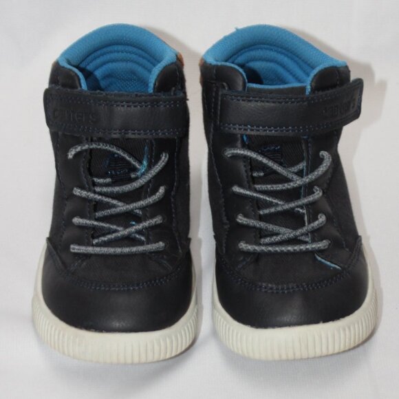 Carter's Boys High Top Canvas Sneakers - Picture 1 of 12